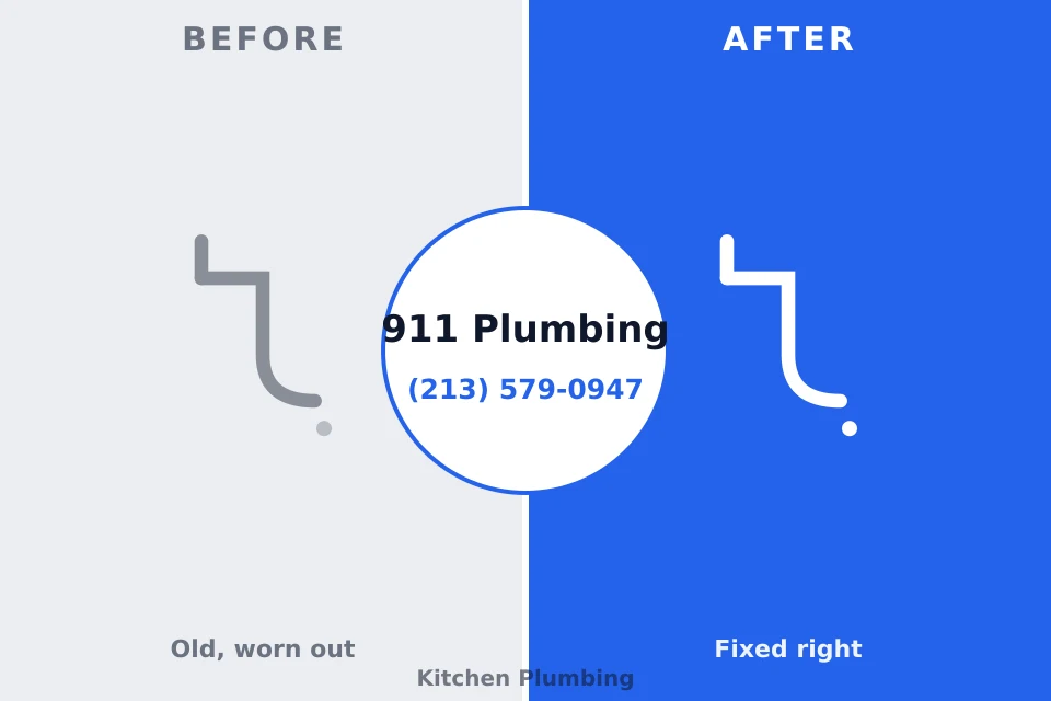 Before and after: plumbing repair Greensburg, IN